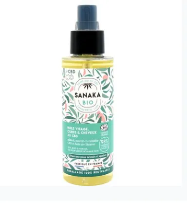 SANAKA BIO Huile visage, corps & cheveux au CBD