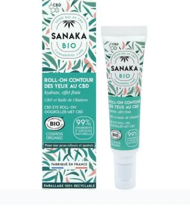 SANAKA Roll-on contour des yeux au CBD