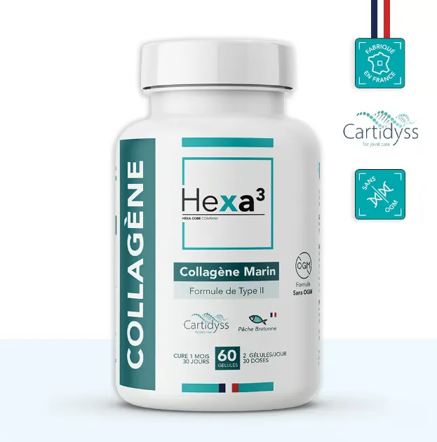 Collagène Marin 60 caps Hexa³