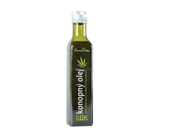 Huile de graines de chanvre CannaVita Bio pressée à froid, 250 ml