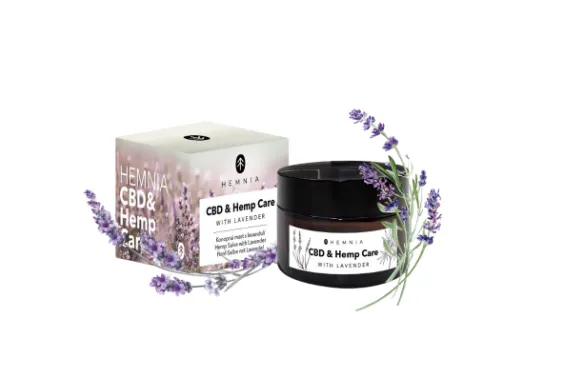 Hemnia CBD & Soin du chanvre - pommade universelle au chanvre et à la lavande, 250 mg de CBD, 50 ml