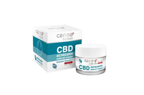 Cannabellum Crème pour la peau CBD pour l'acné, 50 ml