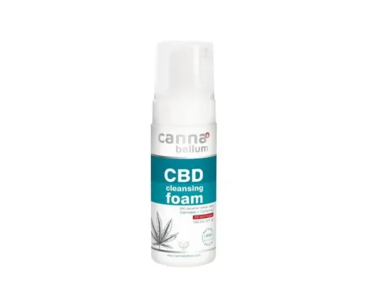 Cannabellum Mousse nettoyante visage au CBD, 150 ml