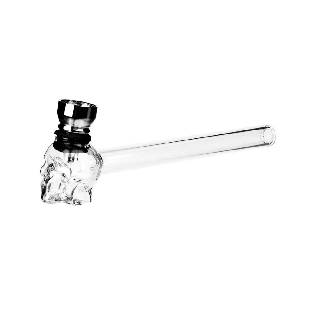 PIPE EN VERRE SKULL BOWL 15CM