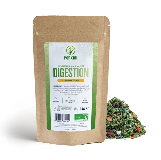 Tisane CBD Bio Digestion - 35g - Pop CBD - 1 Sachet