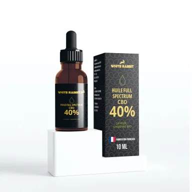 WHITE RABBIT - HUILE CBD FULL SPECTRUM - MTC Coco bio - 40%