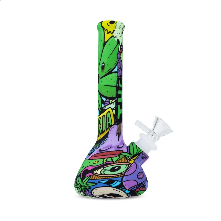 Euphoria Pipe à Eau en Silicone, Design Fantaisiste