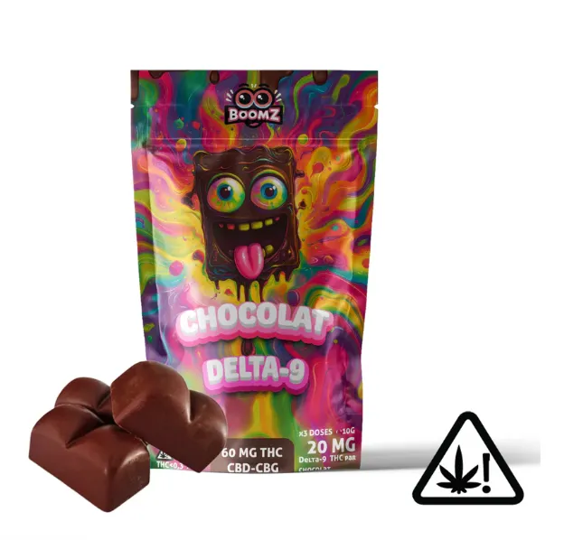 Chocolat Noir THC 60mg Boomz