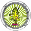 Pizza Best Buds Grand Cendrier Verre